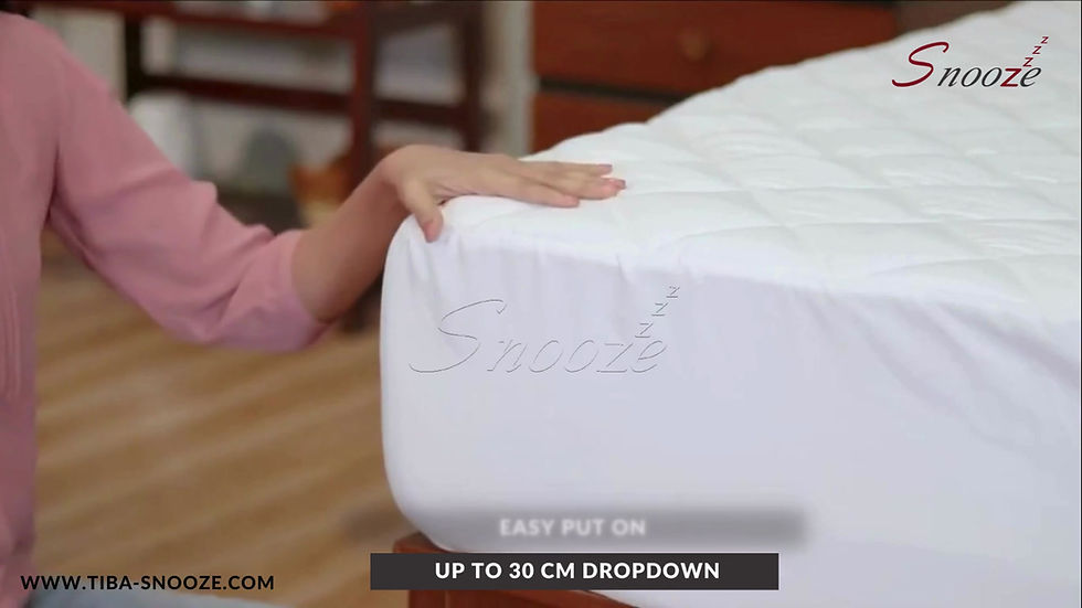 الصورة المصغرة: Snooze-Fitted Fiber Mattress protector - (واقي مرتبة فايبر  (بجوانب
