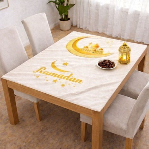 Tablecloth Ramdan, Halal design,80*135 cm - سنوز مفرش سفره رمضان