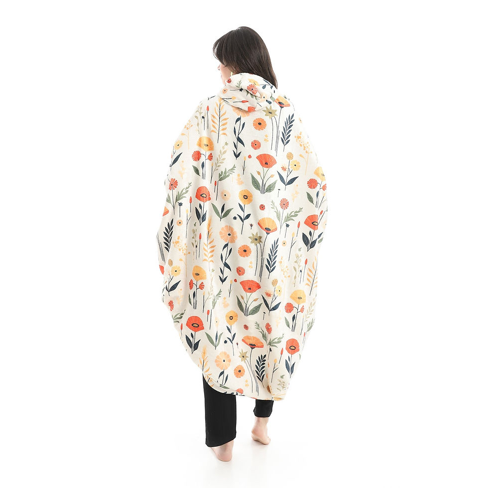 الصورة المصغرة: Snooze, Wearable blanket with hood - سنوز، دفاية قابله للارتداء الشخصي