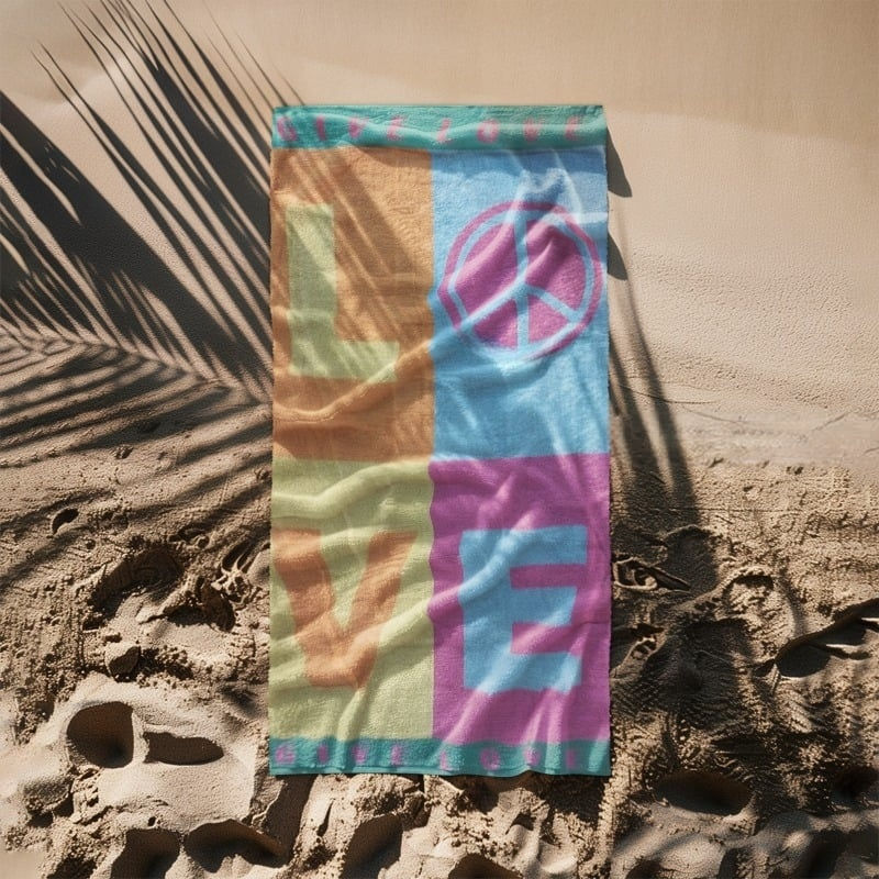 الصورة المصغرة: Snooze Beach towel 170*90 cm -بشكير بحر قطن سنوز