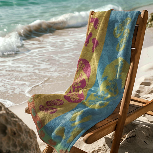 الصورة المصغرة: Snooze Beach towel 170*90 cm -بشكير بحر قطن سنوز