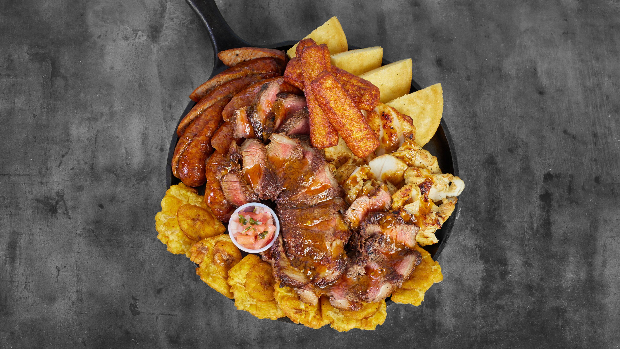 Arranged Food and Objects