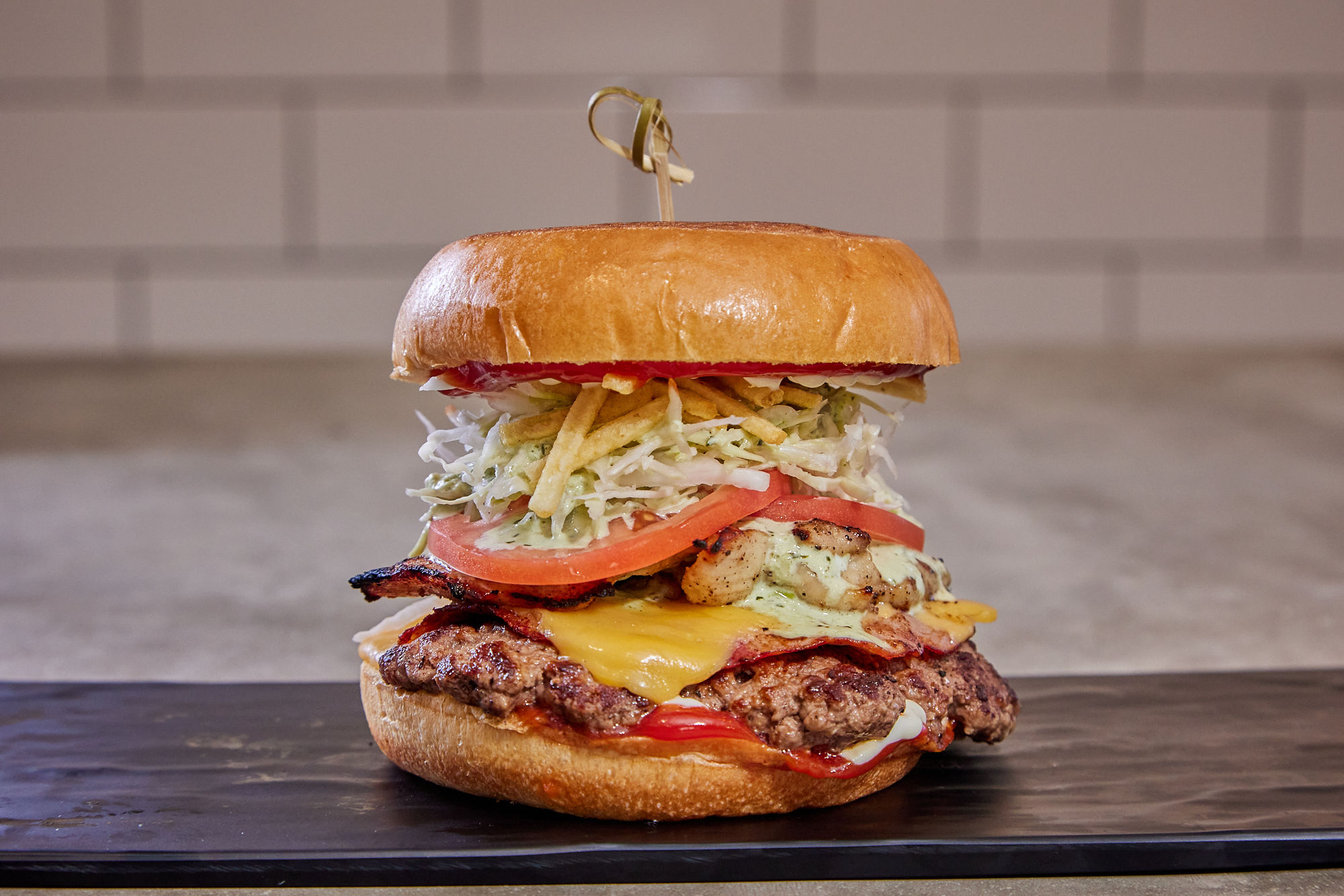 Arranged Food and Objects