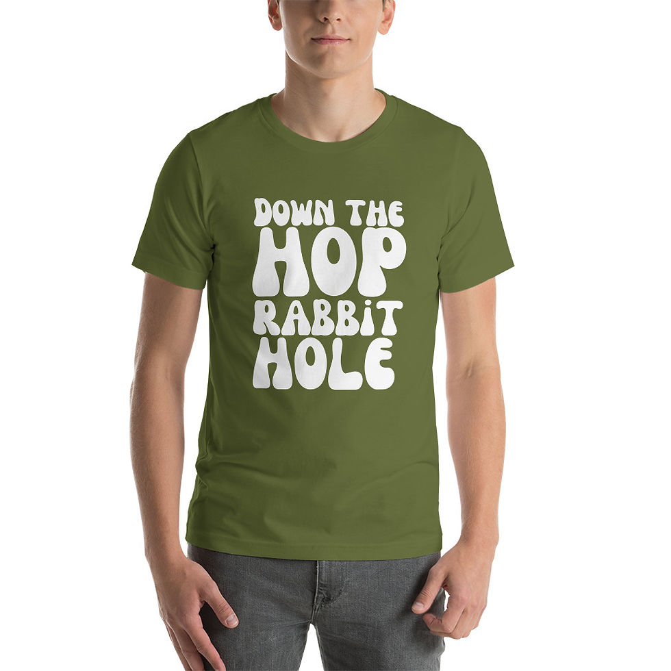 Miniaturbild: HOP Rabbit Hole Unisex t-shirt