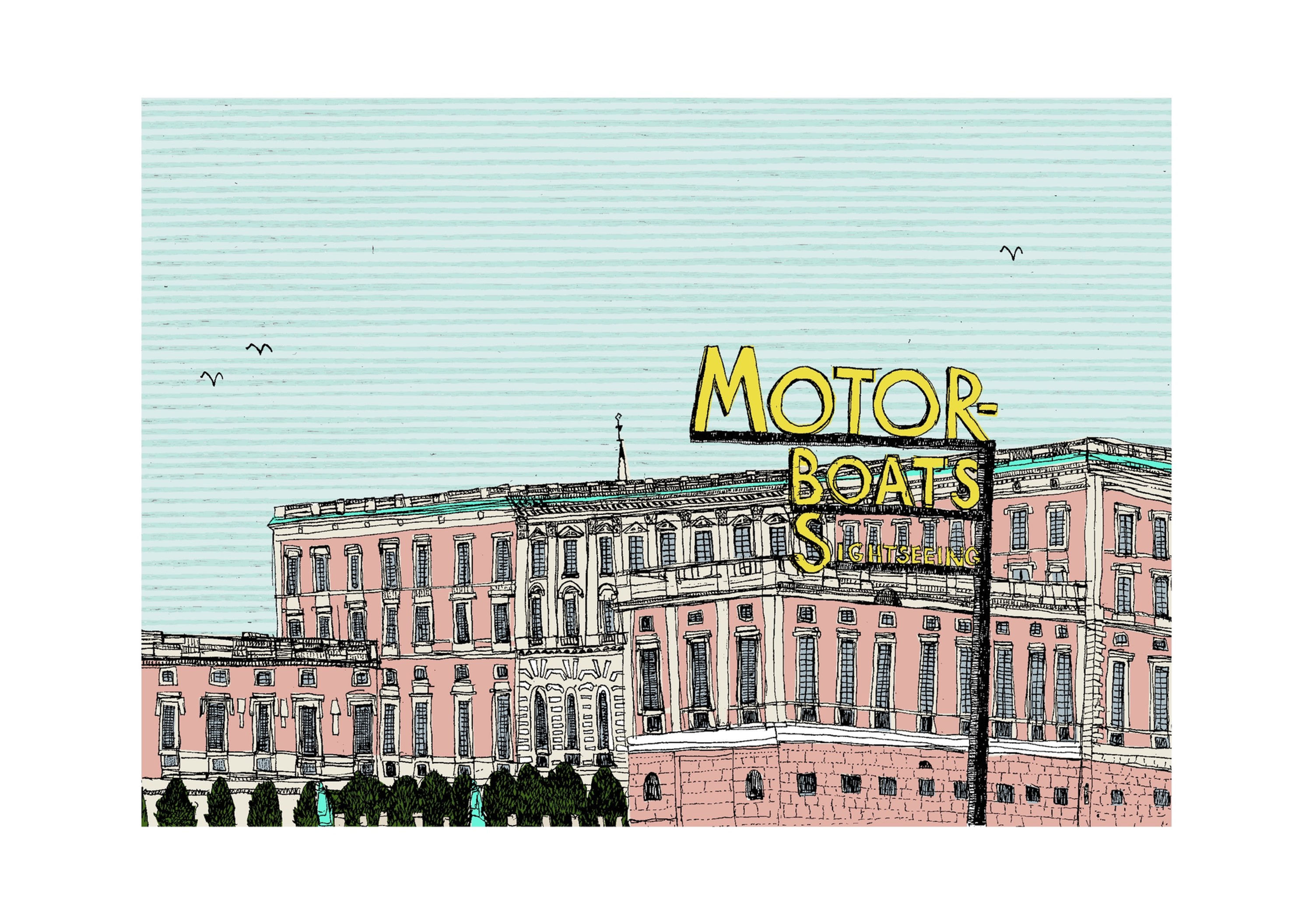 Motor Boats Sightseeing Palace, Stockholm 