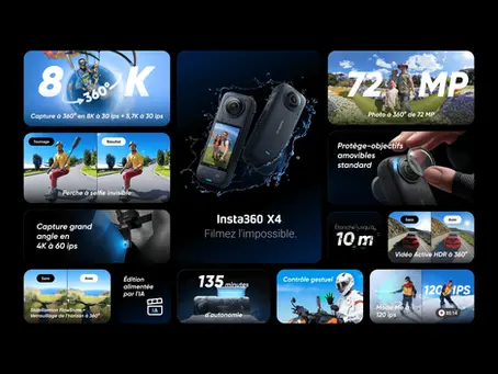 Découvrez l'Insta360 X4 : La Révolution de la Vidéo 360°