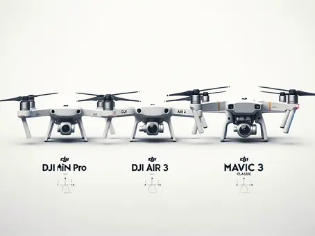 Comparatif des Derniers Drones DJI : Mini 4 Pro vs Air 3 vs Mavic 3 Pro