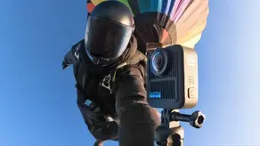 Teaser image of the GoPro Max 2 in action during skydiving scene