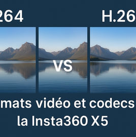 H.264 vs. H.265: Welcher Codec für 360°-Videos mit der Insta360 X5?