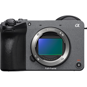 Sony FX2 camera next to recommended SD cards for 4K video recording