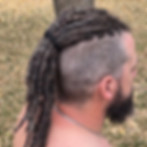 man with viking dreads.