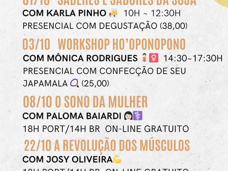 Outubro: o mês da menopausa e do equinócio🍁🍂 - um convite à reconexão.