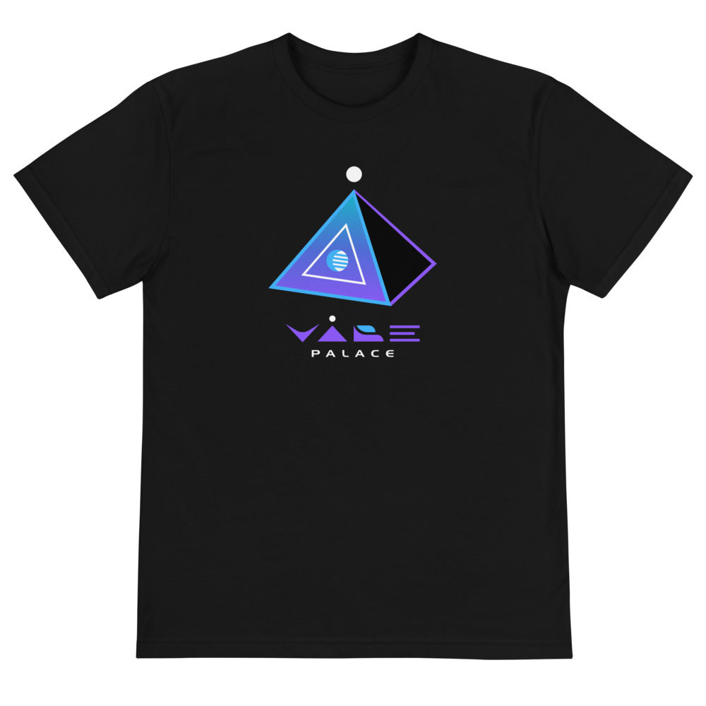 Vibe Palace large logo Sustainable T-Shirt Black