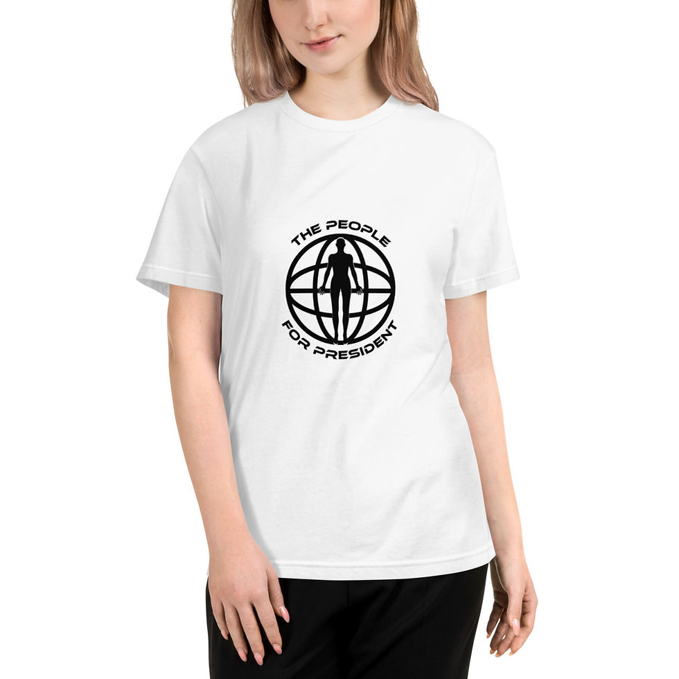 tp4p large logo Sustainable T-Shirt black logo copy