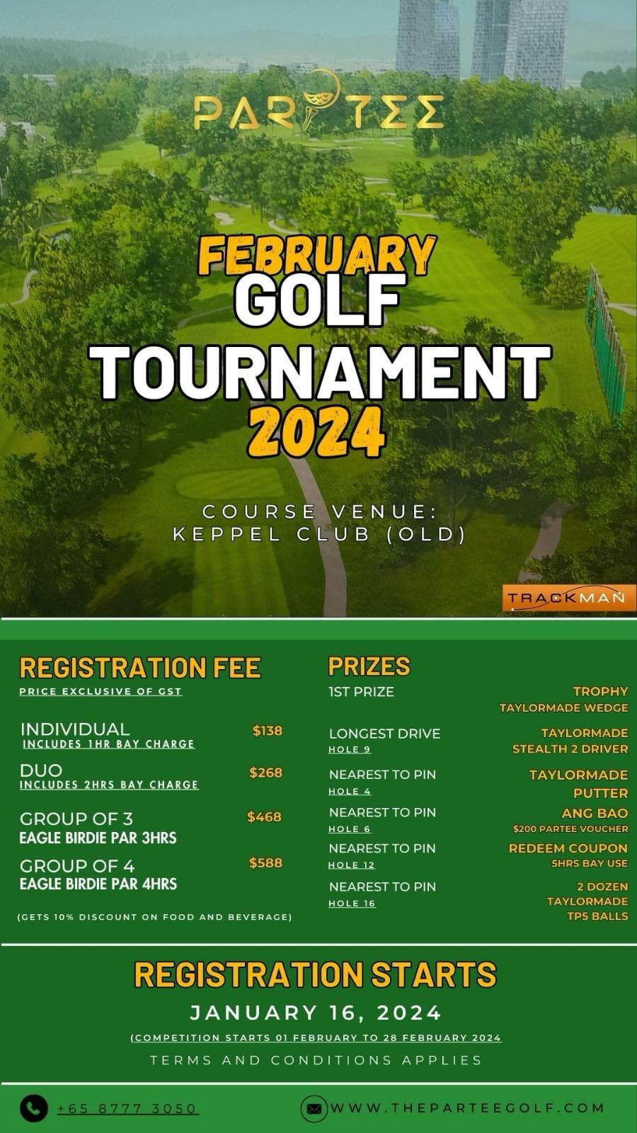 PARTEE GOLF TOURNAMENT FEBRUARY 2024