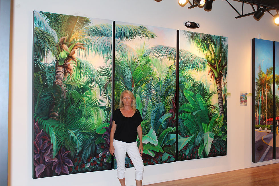 Thumbnail: White Bird of Paradise Triptych