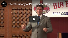 Pastor Carter Testimony - David Wilkerson's Church