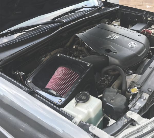 Thumbnail: Cold Air Intake For 05-11 Toyota Tacoma 4.0L Dry Dry Extendable White S&B