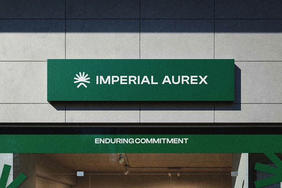 Modern logo design and visual identity system created for a GCC-based financial services c