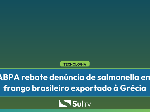 Sistema europeu não registra salmonella em frango brasileiro exportado à Grécia