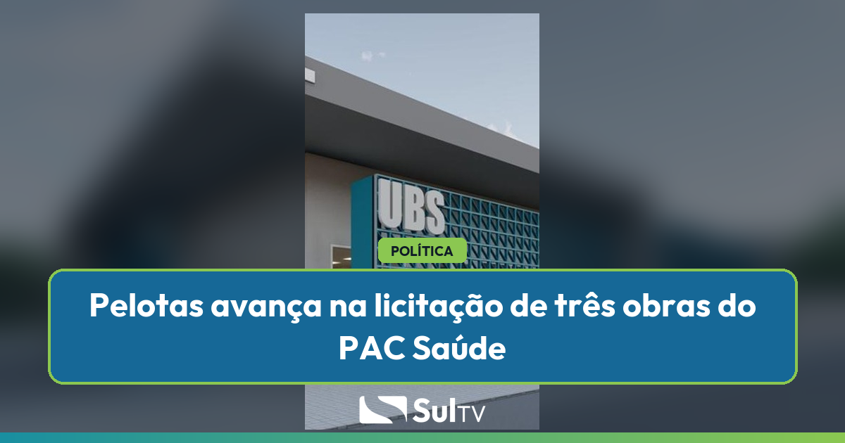 Propostas já foram apresentadas para a Policlínica Regional, o CER4 e a UBS Santa Terezinha — investimentos federais que ampliam a rede públ