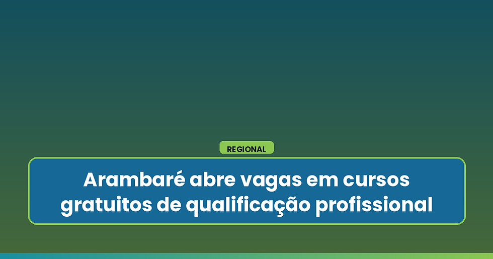 Arambaré abre cursos gratuitos de qualificação profissional na Costa Doce