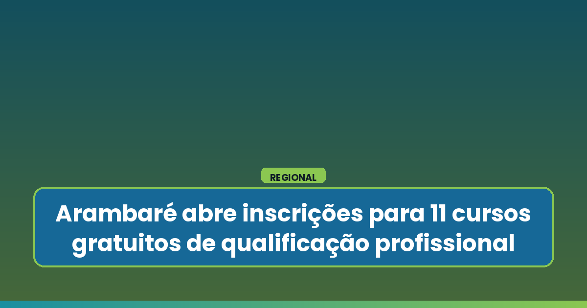 Programa municipal oferece capacitação em diversas áreas para moradores da Costa Doce.