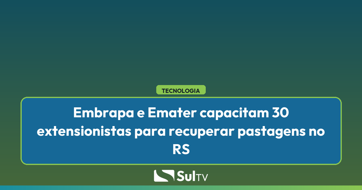 Treinamento em Bagé reuniu técnicos de 18 municípios com foco em solo, integração lavoura-pecuária e recuperação produtiva na Metade Sul