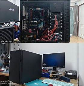 76. Custom-built PC.