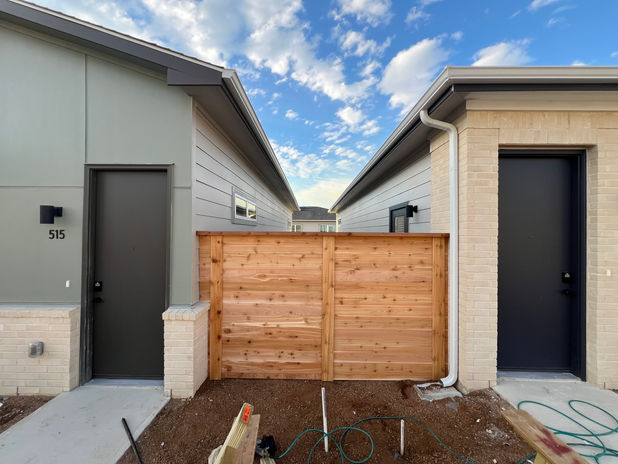 commercial wood fence