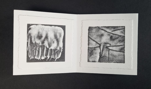 Subtleties of caustic lino, double page spread.
