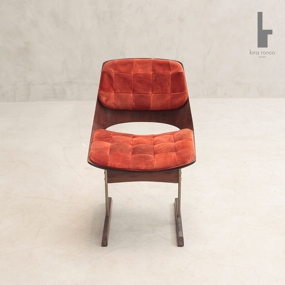 Thumbnail: Cadeira vintage atribuída a Jorge Zalszupin, design brasileiro anos 1950, peça autêntica de época, não é reedição Etel