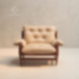 Jean Gillon - Poltrona Rodeio design anos 60 madeira maciça jacarandá original de época não é reedição Passado Composto