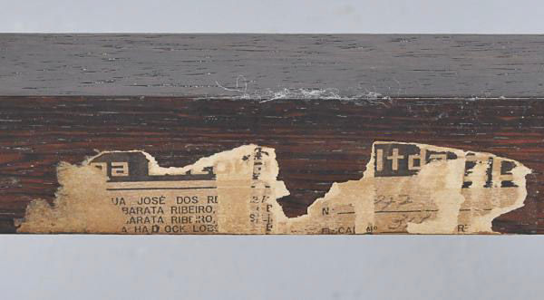 Miniatura: Celina Decorações - mesa auxiliar em jacarandá e mármore - dec.60