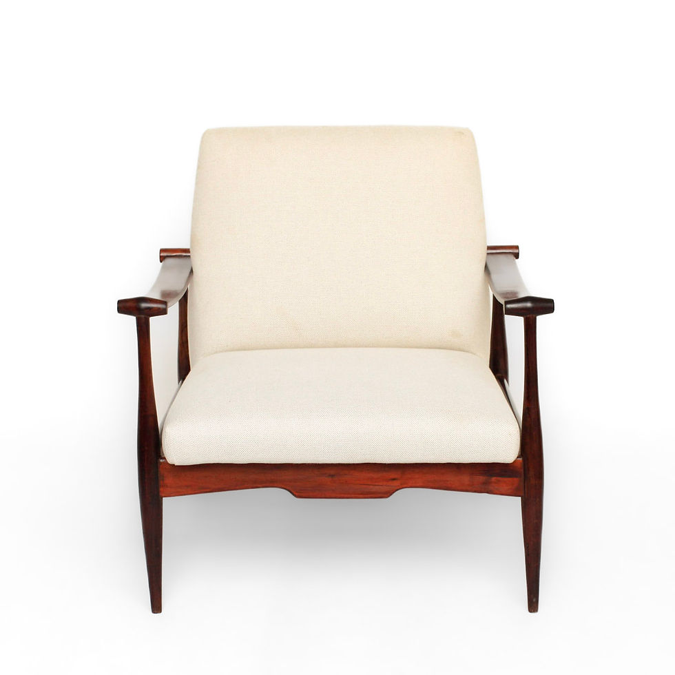 Thumbnail: Armchair in rosewood - Arts and Crafts School