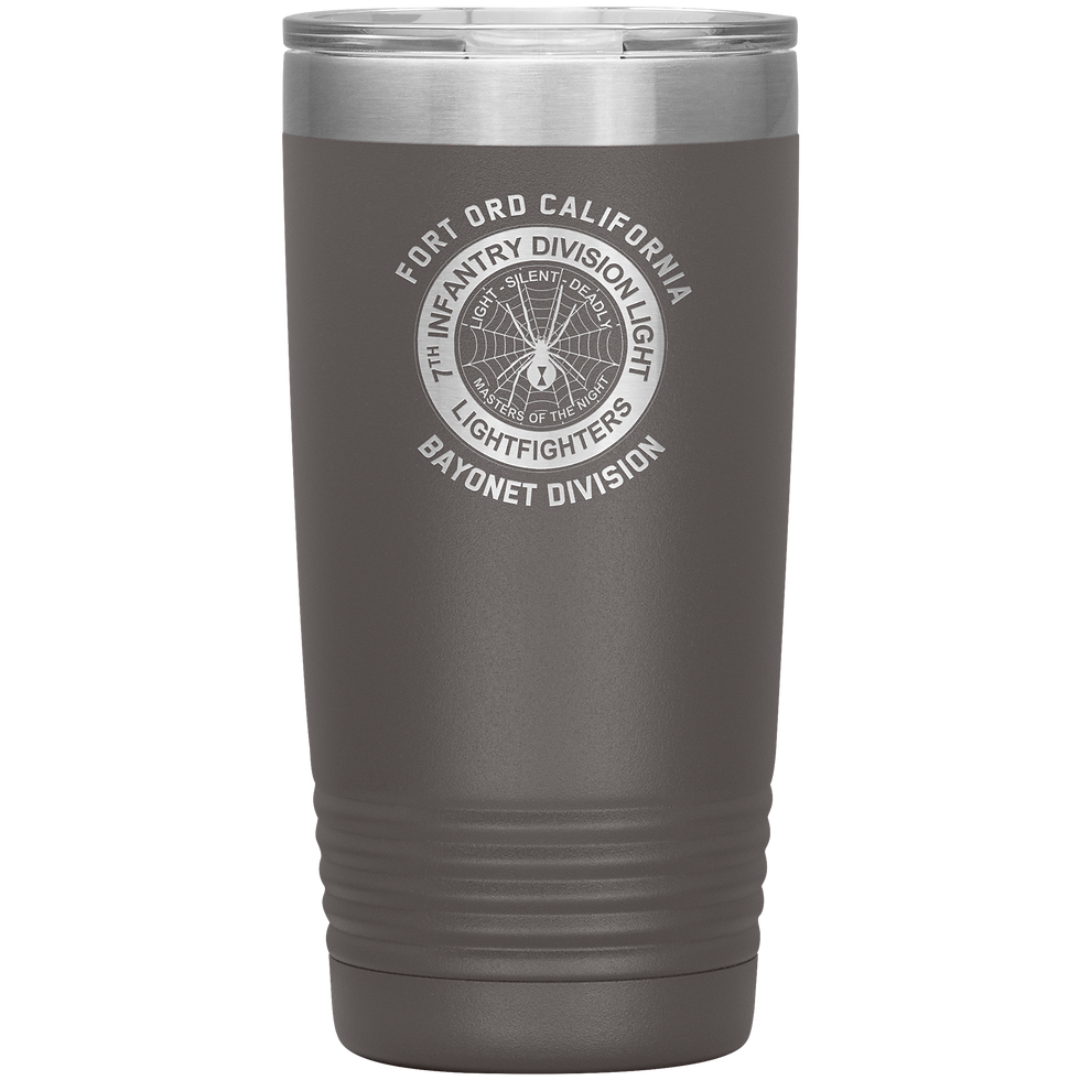 Thumbnail: 7th Infantry Division Fort Ord Insulated Tumbler - Laser Etched