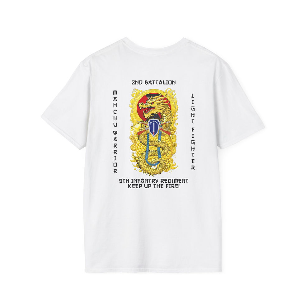 Thumbnail: 3rd Battalion 9th Infantry Regiment 'Manchu' T-Shirt — 7th Infantry Division