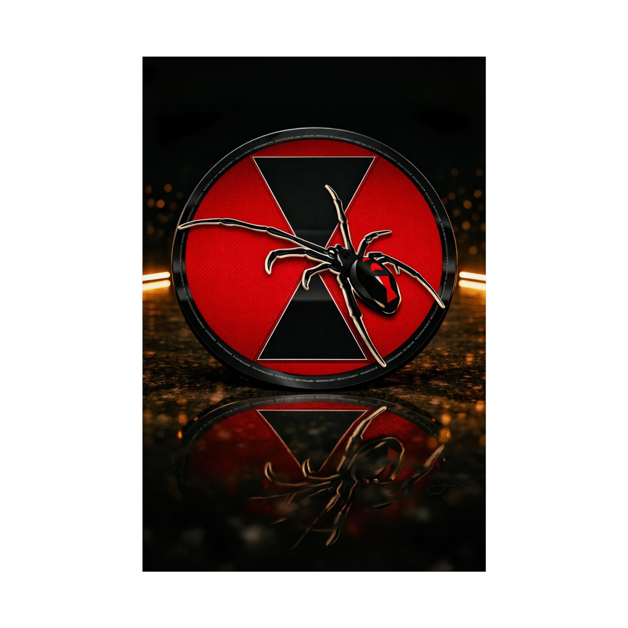 7th Infantry Division - Black Widow Satin Poster (210gsm)