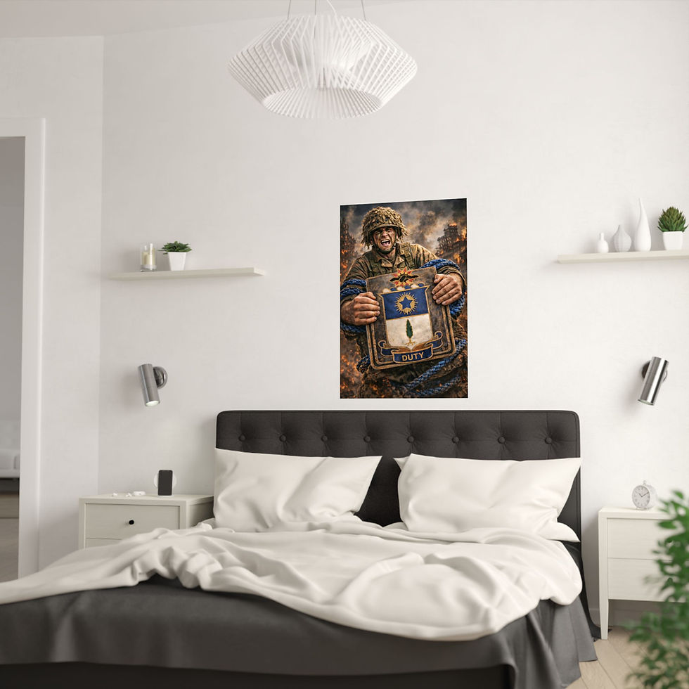 Thumbnail: 21st Infantry Regiment "Gimlet" Poster – Military Tribute Satin Wall Art