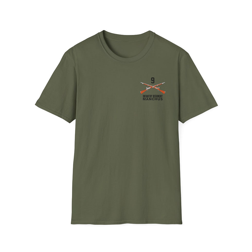 Thumbnail: 9th Infantry Regiment 'Manchu' T-Shirt — 7th Infantry Division - Chinese Dragon 