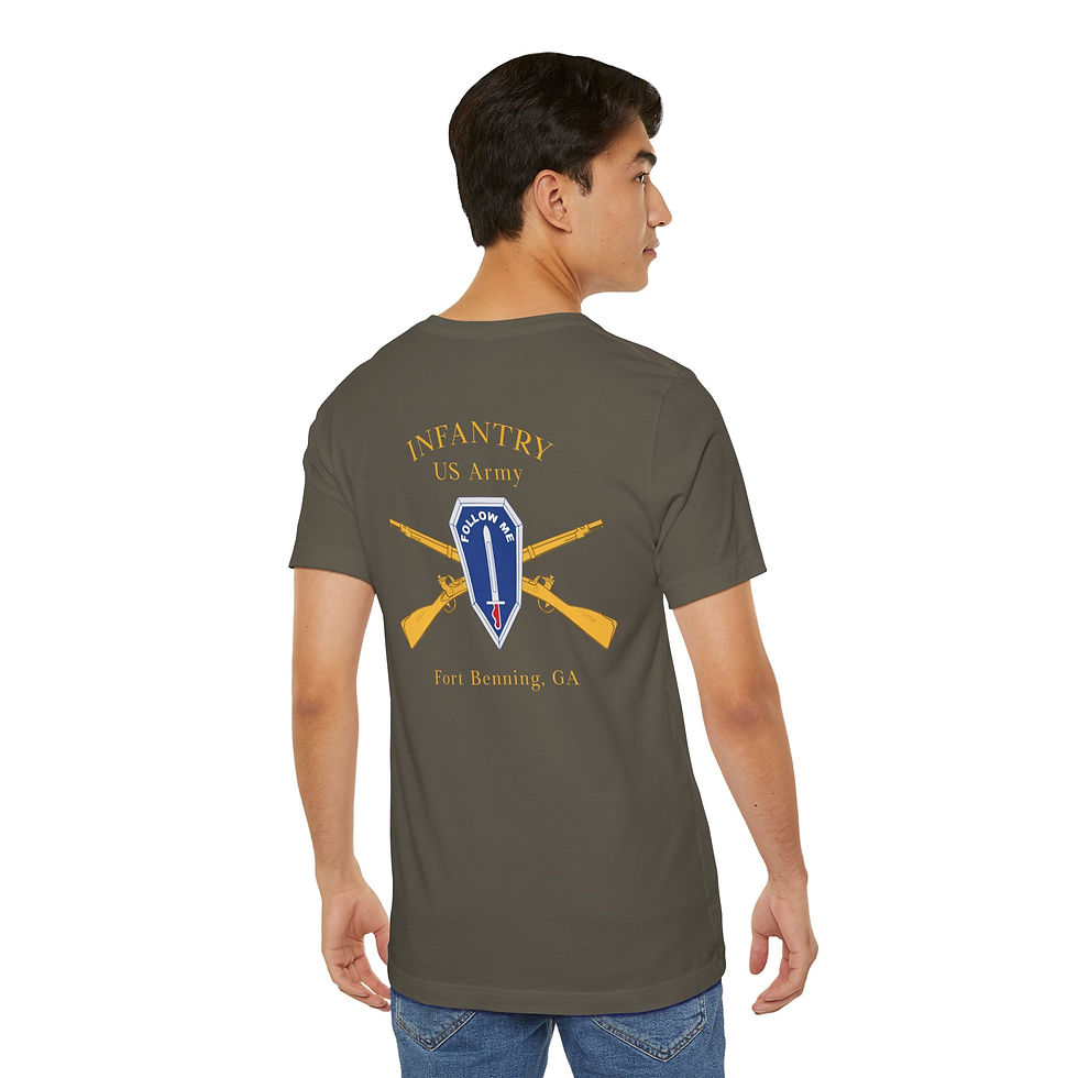 Fort Benning Cross Rifles Unisex Jersey Short Sleeve Tee