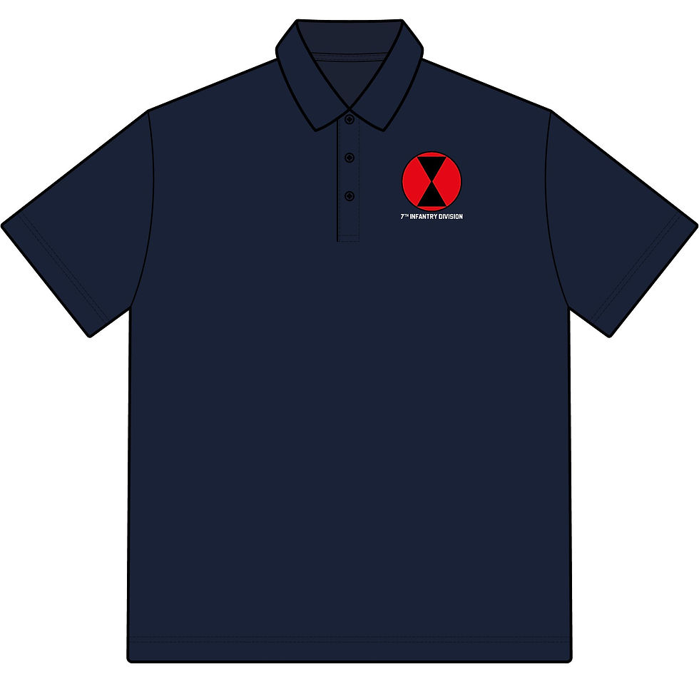 Thumbnail: 7th Infantry Division Unisex Pique Polo – Gildan® 85800 DTF