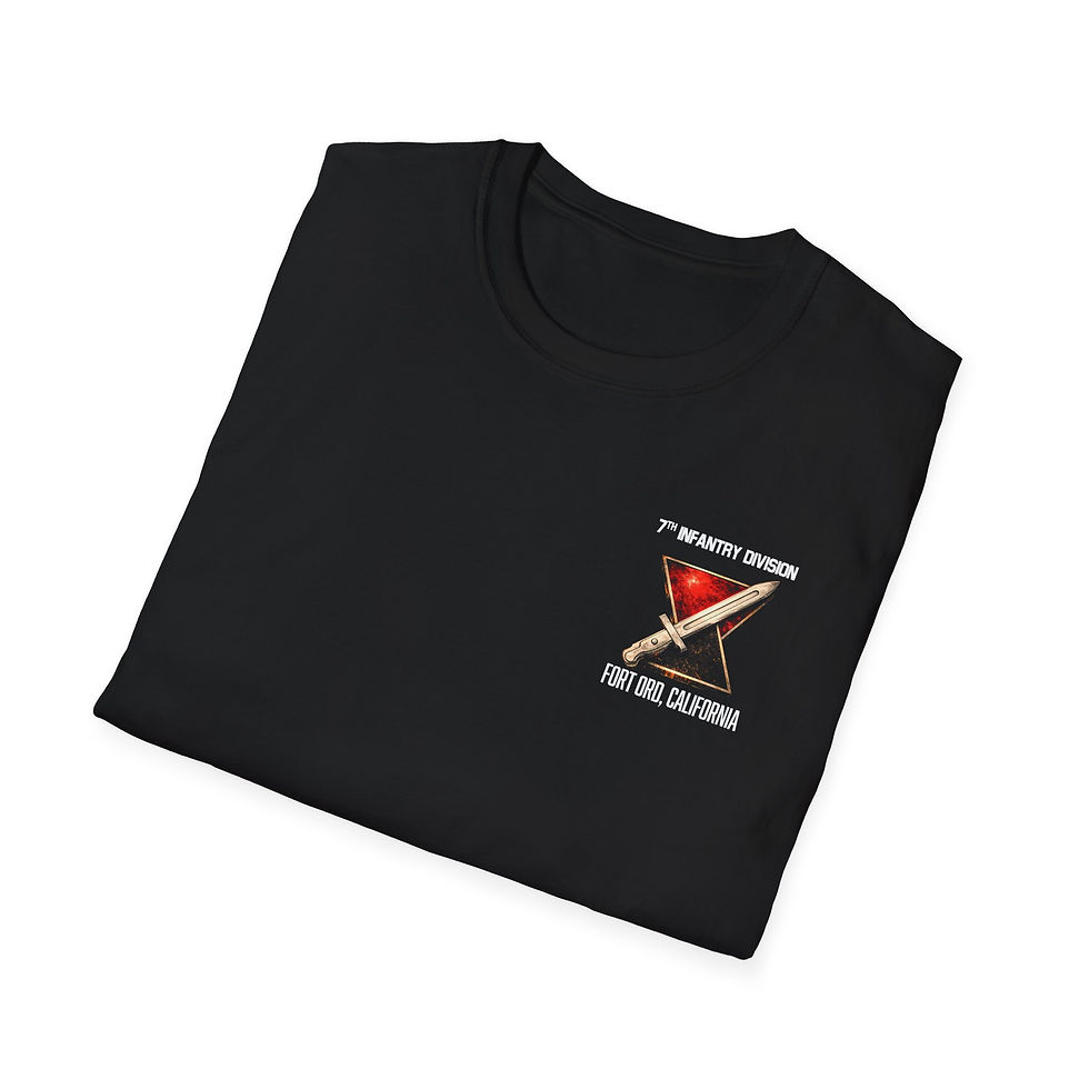 Thumbnail: 7th Infantry Division Light Fighter T-Shirt — Blood Sweat Tears Tribute Tee