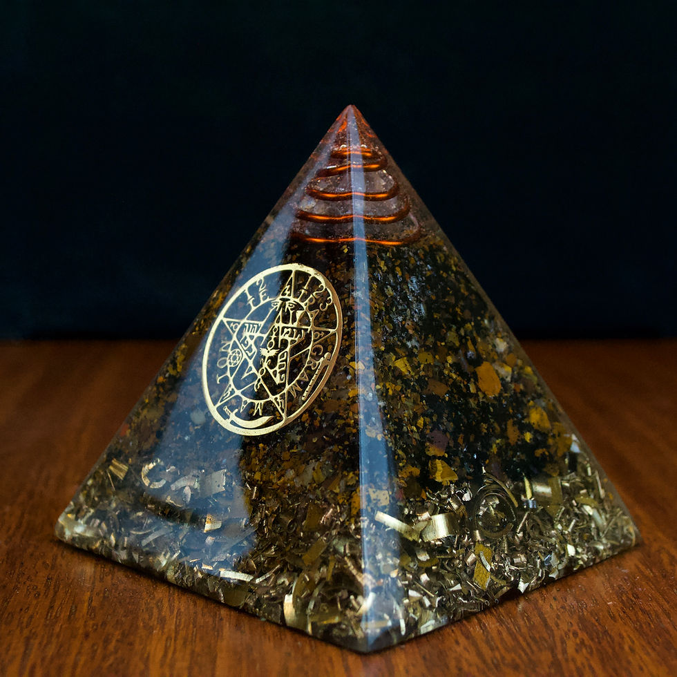 Pirámide Tetragramatón Ojo de Tigre
