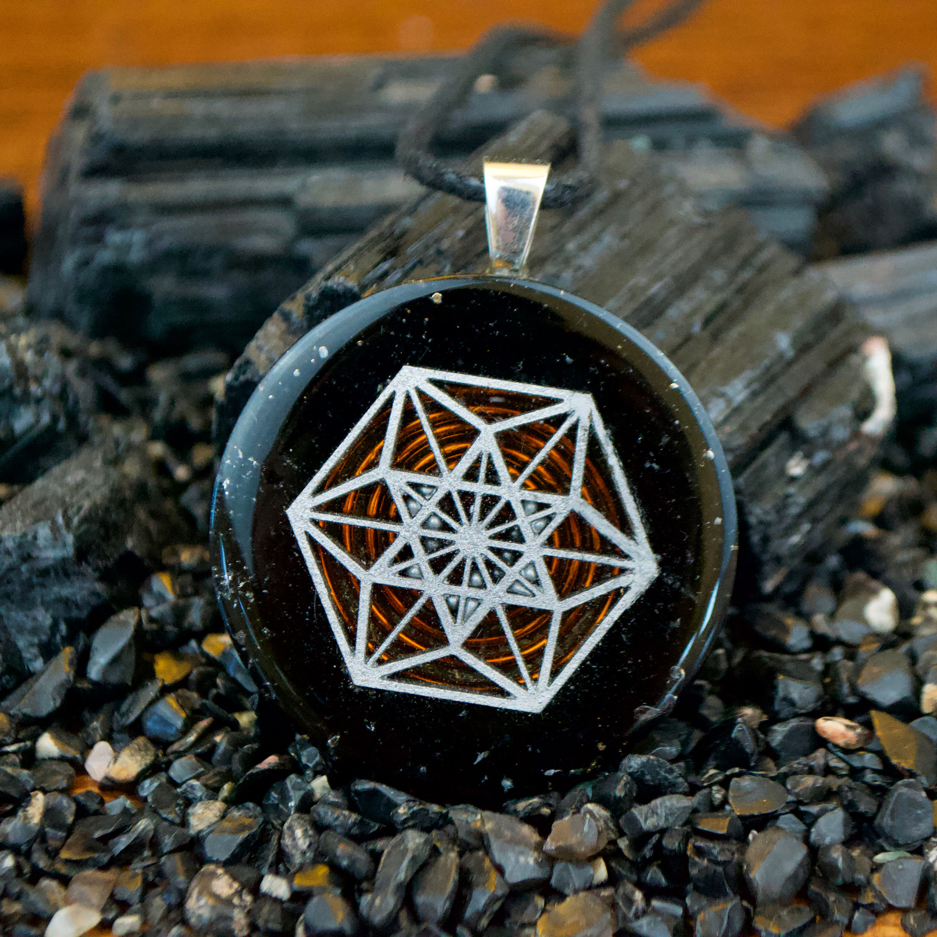 Orgón"Vector en Equilibrio" Turmalina Negra