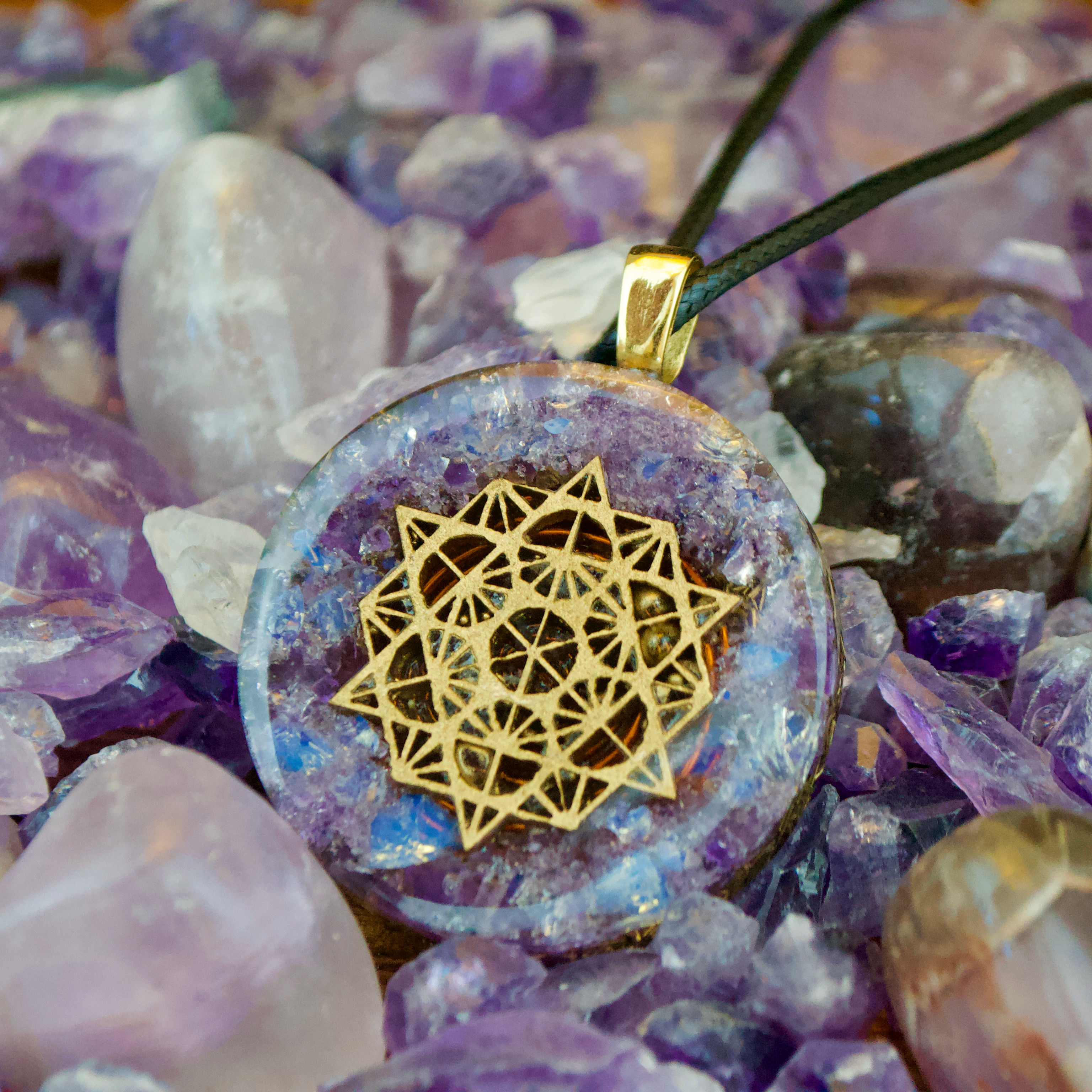 Orgón "Estructura Infinita" Amatista