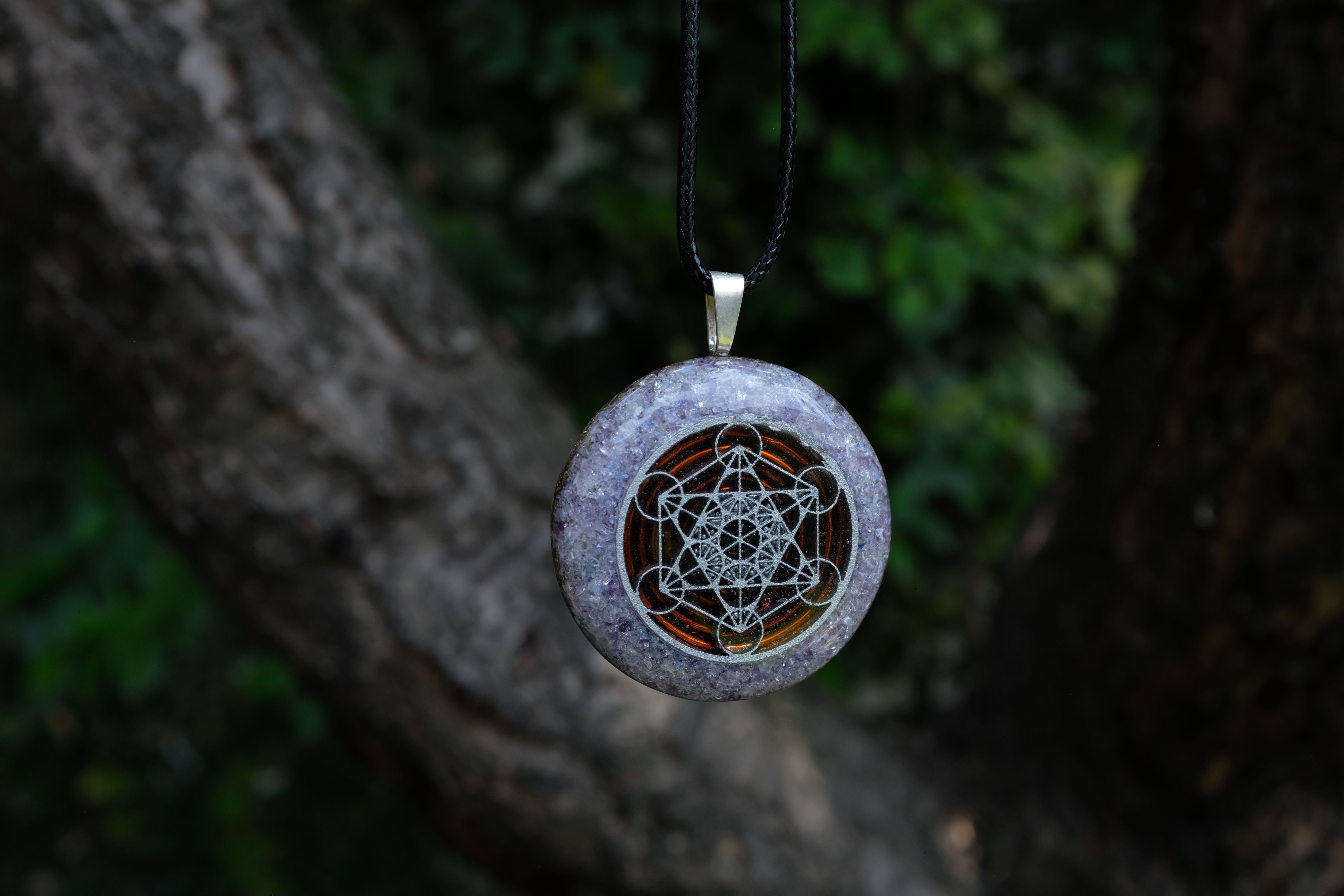 Collar Orgonita "Metatrón Energía Divina"