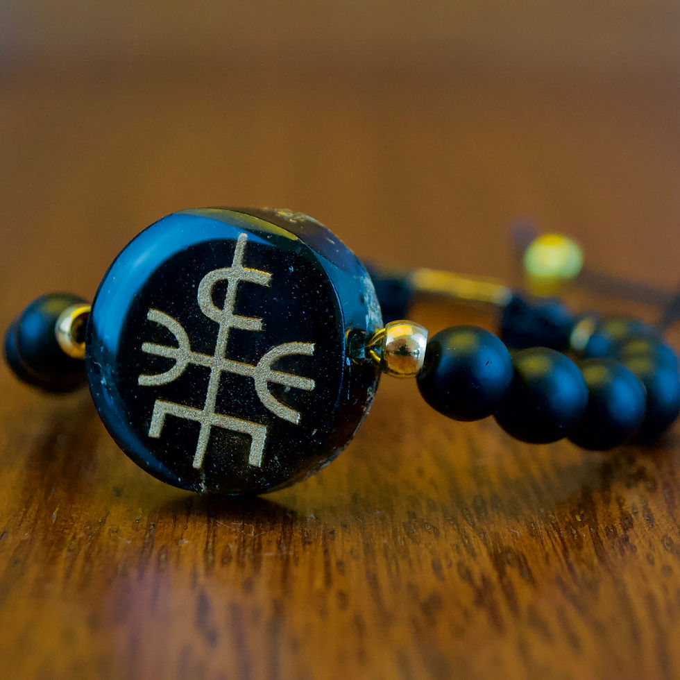 Pulsera Orgonita Runa "El Mago"