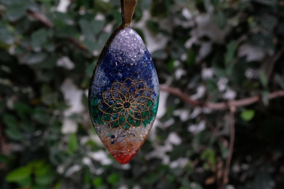 Collar Orgonita " 7Chakras "