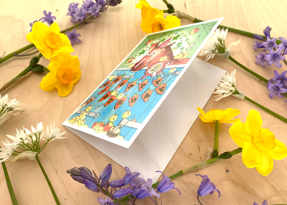 Thumbnail: 'The Mane Event' card and envelope